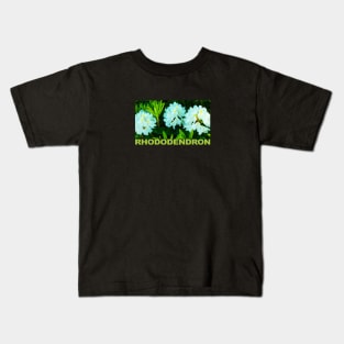 White Rhododendron Kids T-Shirt